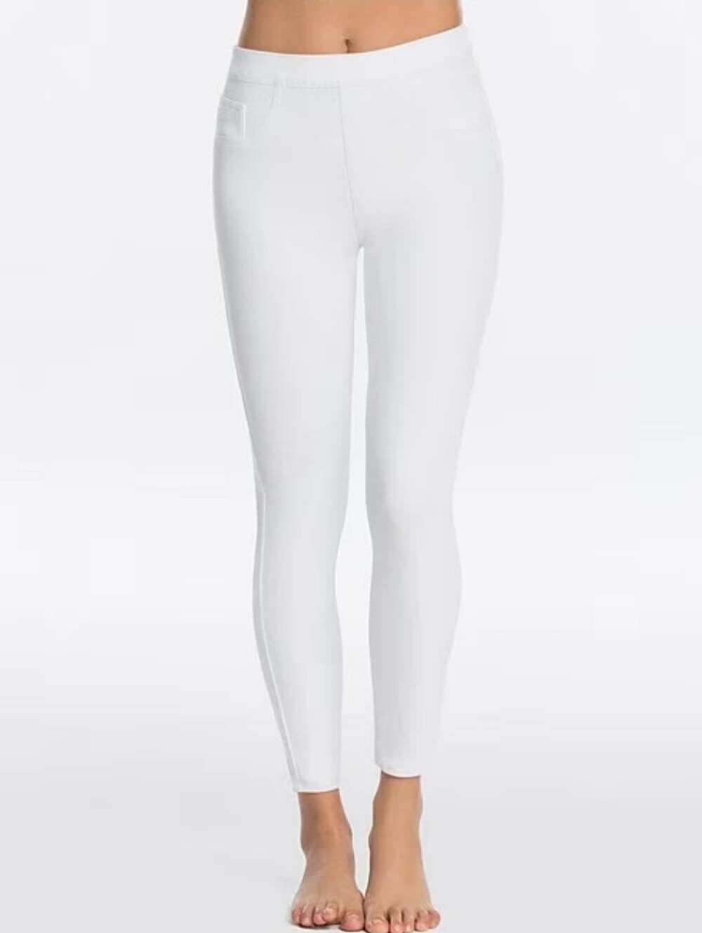 SPANX by Sara Blakely Jean-Ish Leggings Slimming Ankle Pull-On Women's Jeans S/P